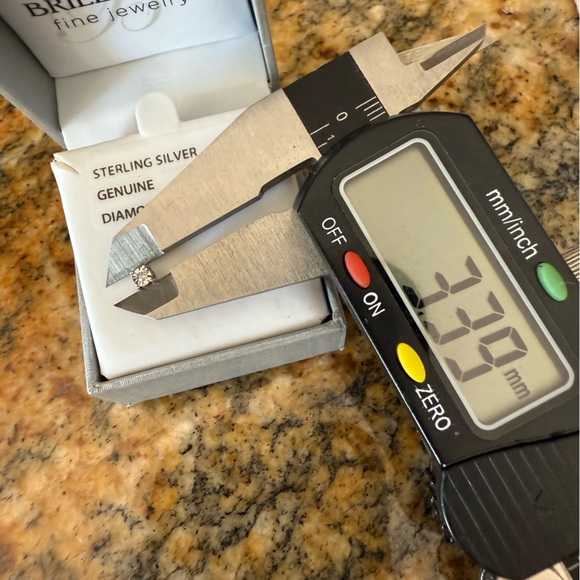 Sterling Silver Diamond Accent Earrings - Picture 3 of 5